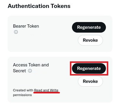 authentication tokens