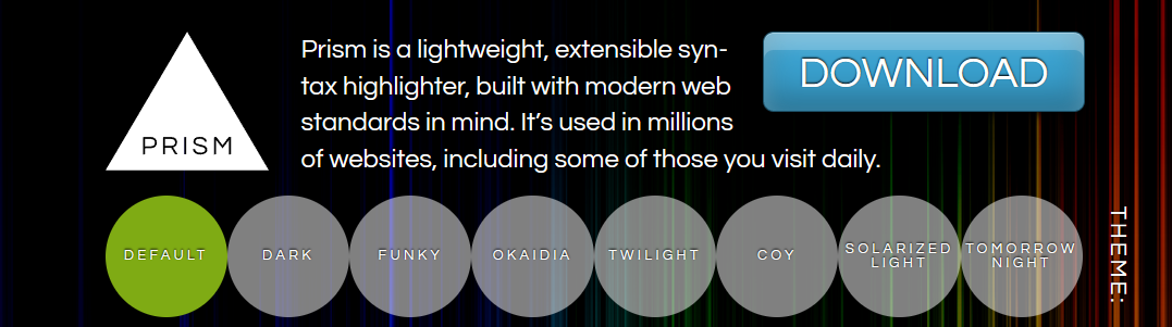 Prism.jsトップページ